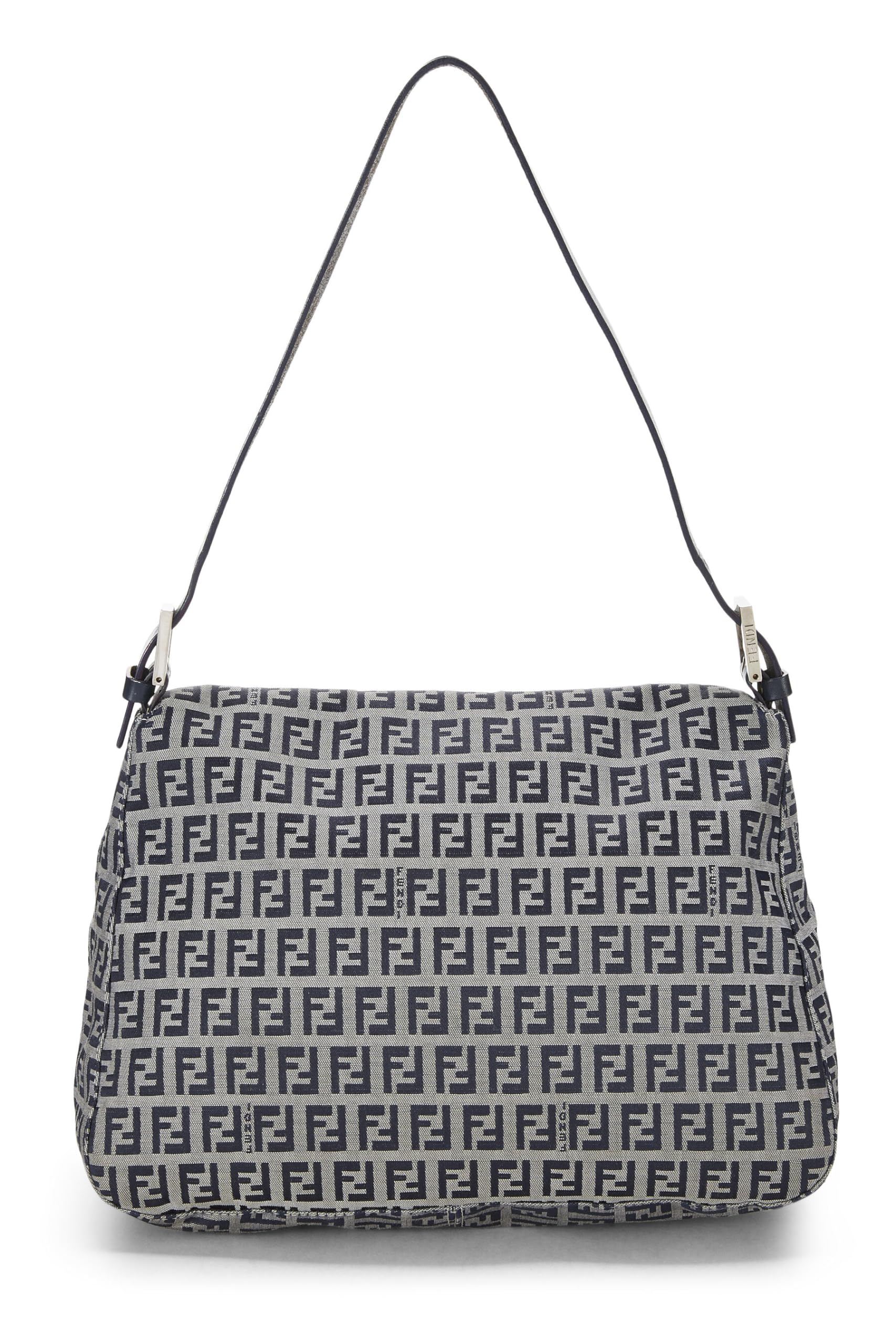 Fendi, Navy Zucchino Canvas Mama, Navy