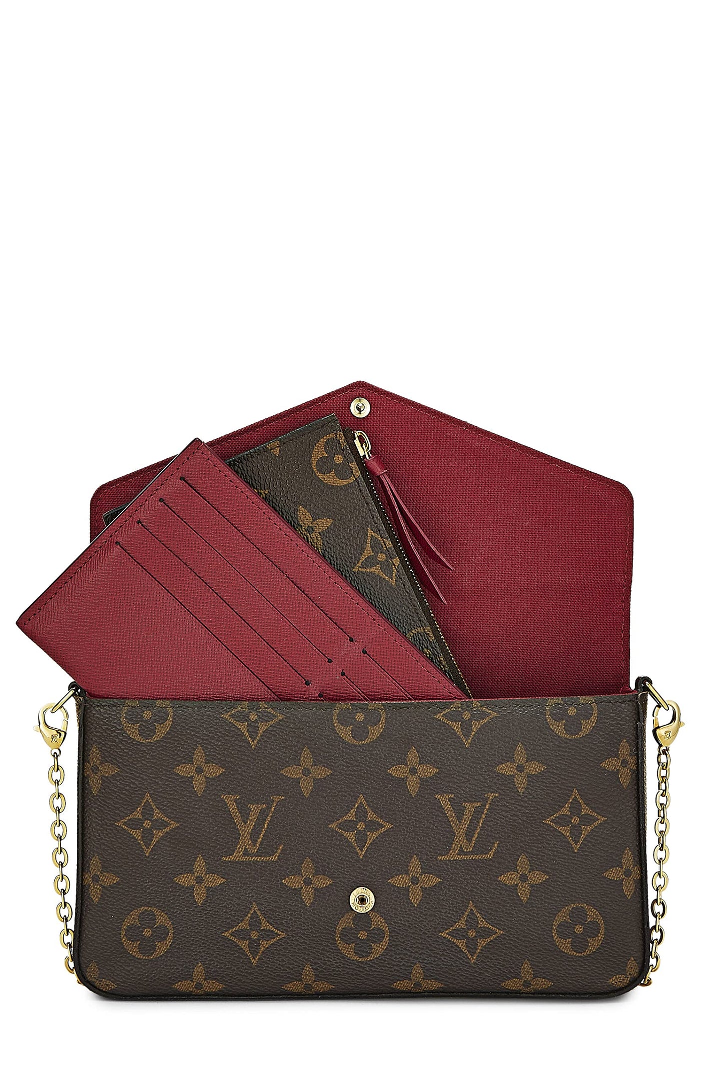 Louis Vuitton, Monogram Canvas Felicie, Brown