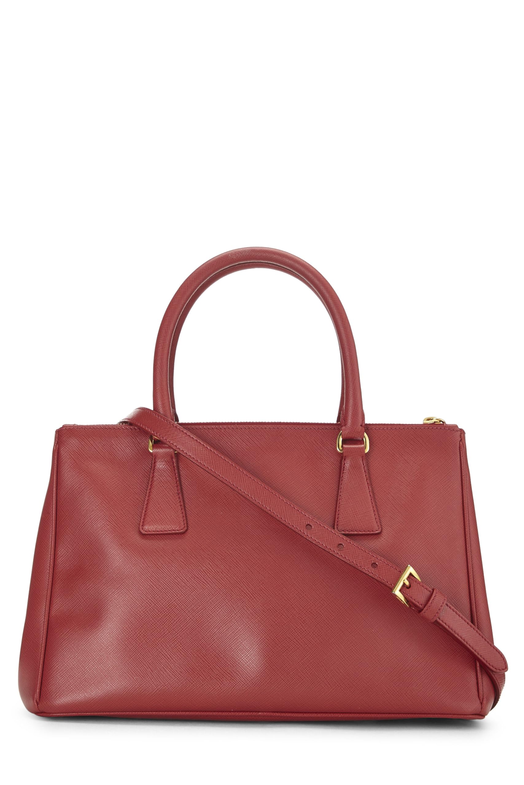 Prada, Red Saffiano Executive Tote Medium, Red