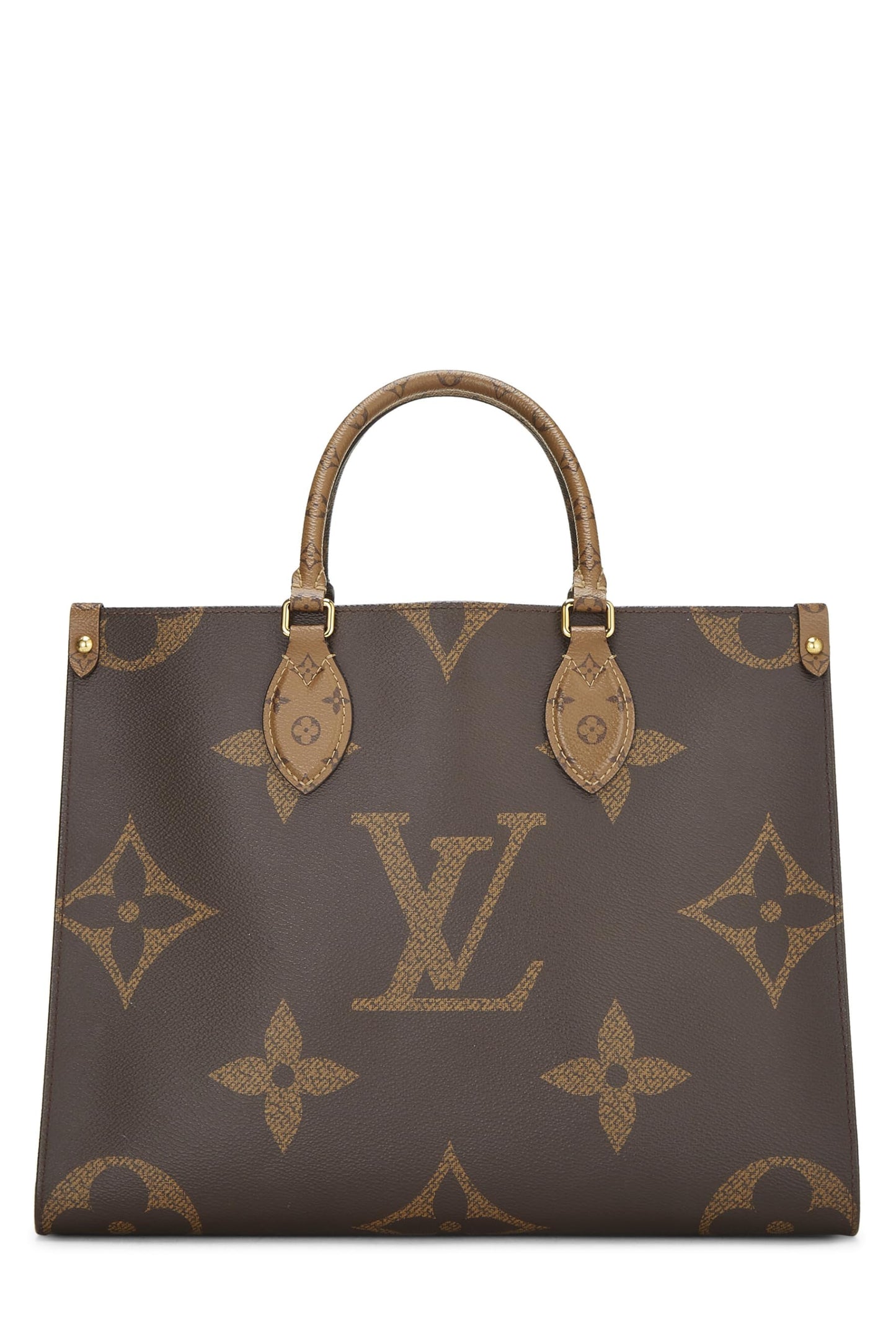 Louis Vuitton, Monogram Reversed Giant On The Go MM, Brown