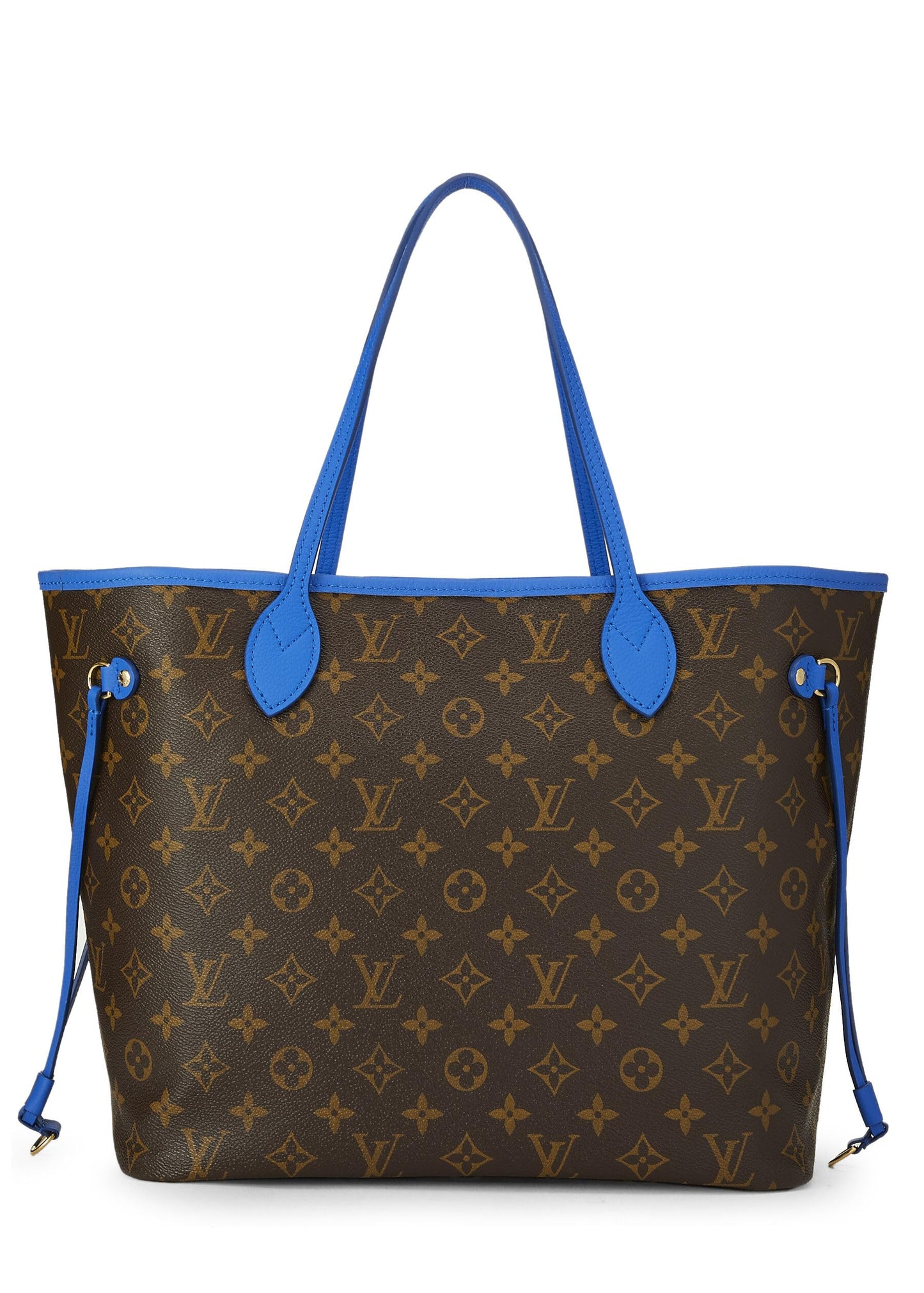 Louis Vuitton, Blue Monogram Canvas Ikat Flower Neverfull MM, Blue