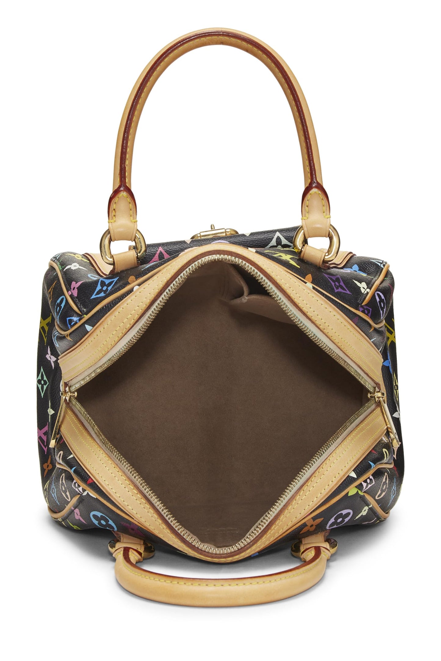 Louis Vuitton, Takashi Murakami x Louis Vuitton Black Monogram Multicolore Priscilla, Black