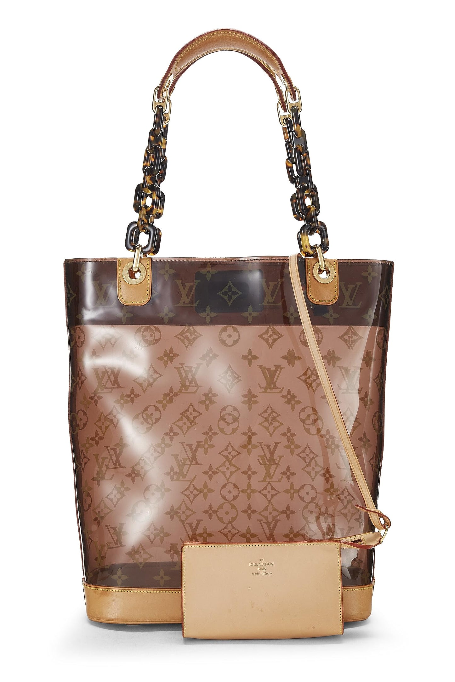 Louis Vuitton, Brown Monogram Vinyl Ambre Cabas MM, Brown