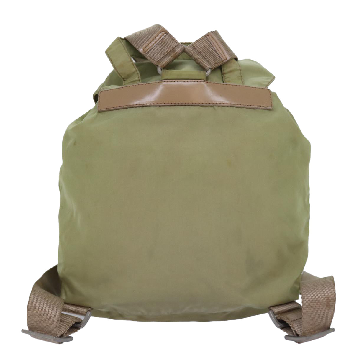 PRADA Backpack Nylon Khaki Auth