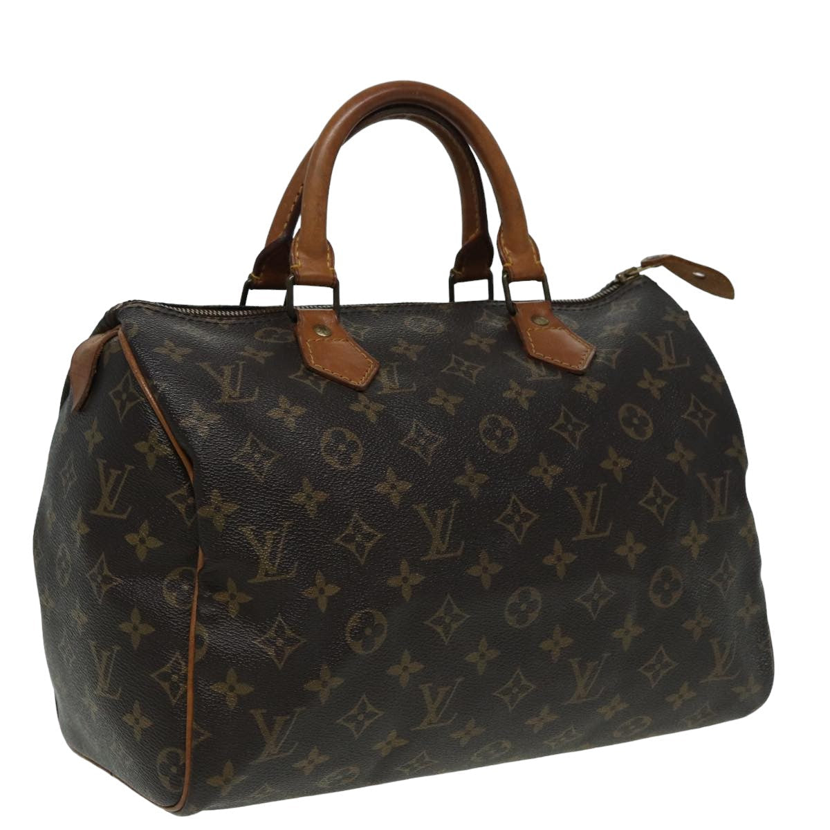 LOUIS VUITTON Monogram Hand Bag M41526 LV Auth 82319