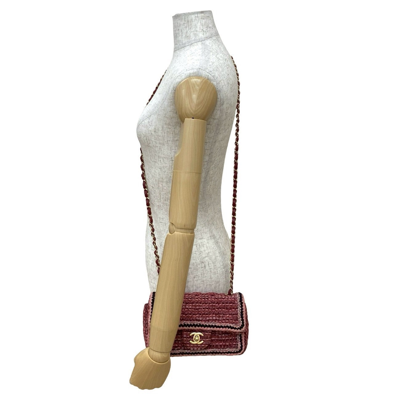 Chanel Matelasse Tweed Shoulder Bag