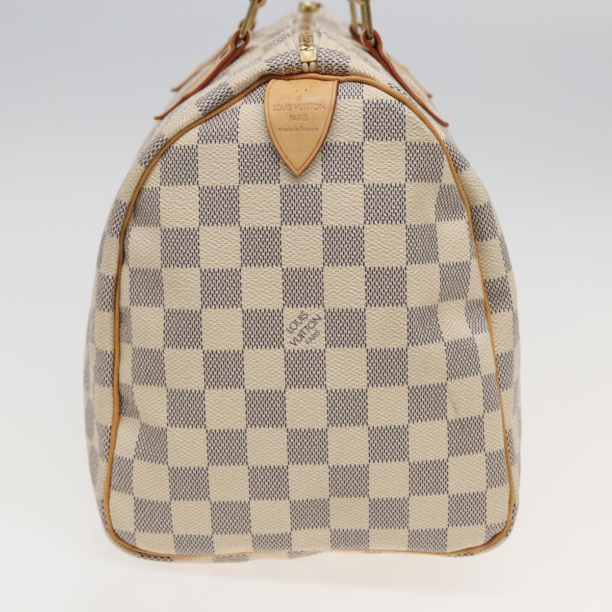 LOUIS VUITTON Damier Azur Hand Bag N41533 LV Auth 82547