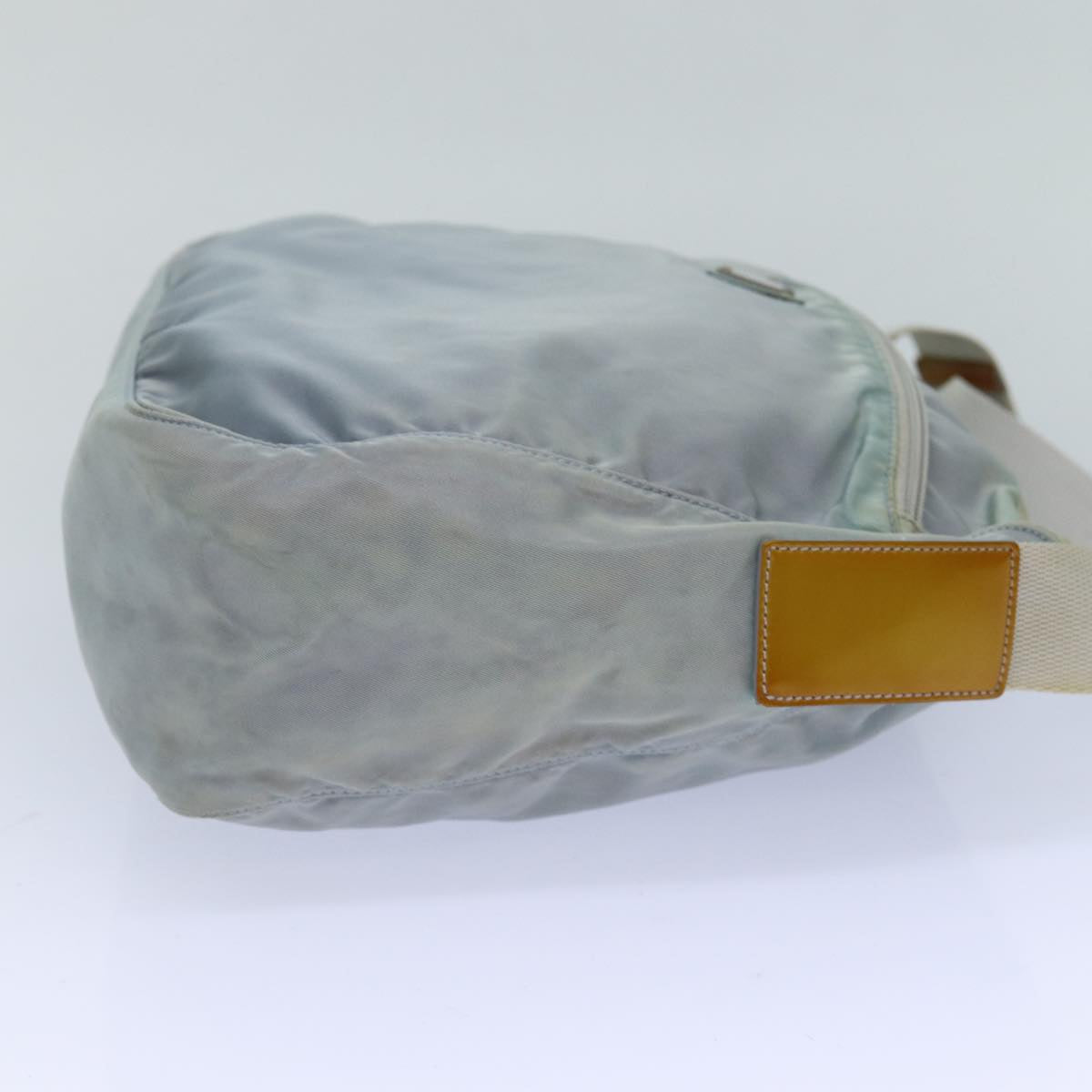 PRADA Shoulder Bag Nylon Light Blue Auth