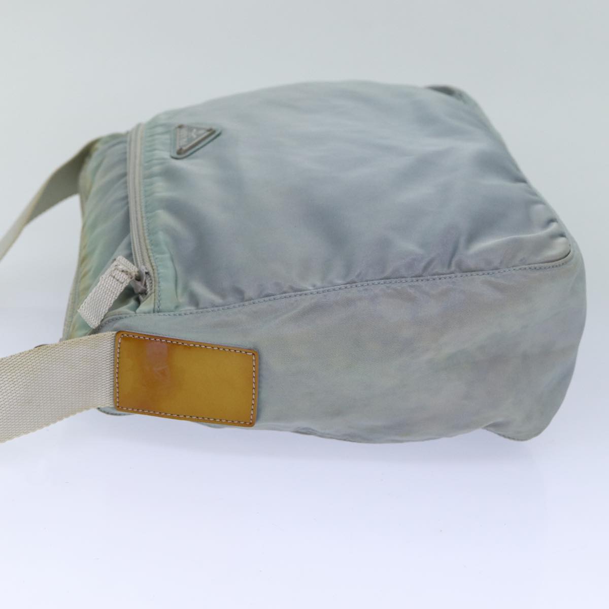 PRADA Shoulder Bag Nylon Light Blue Auth