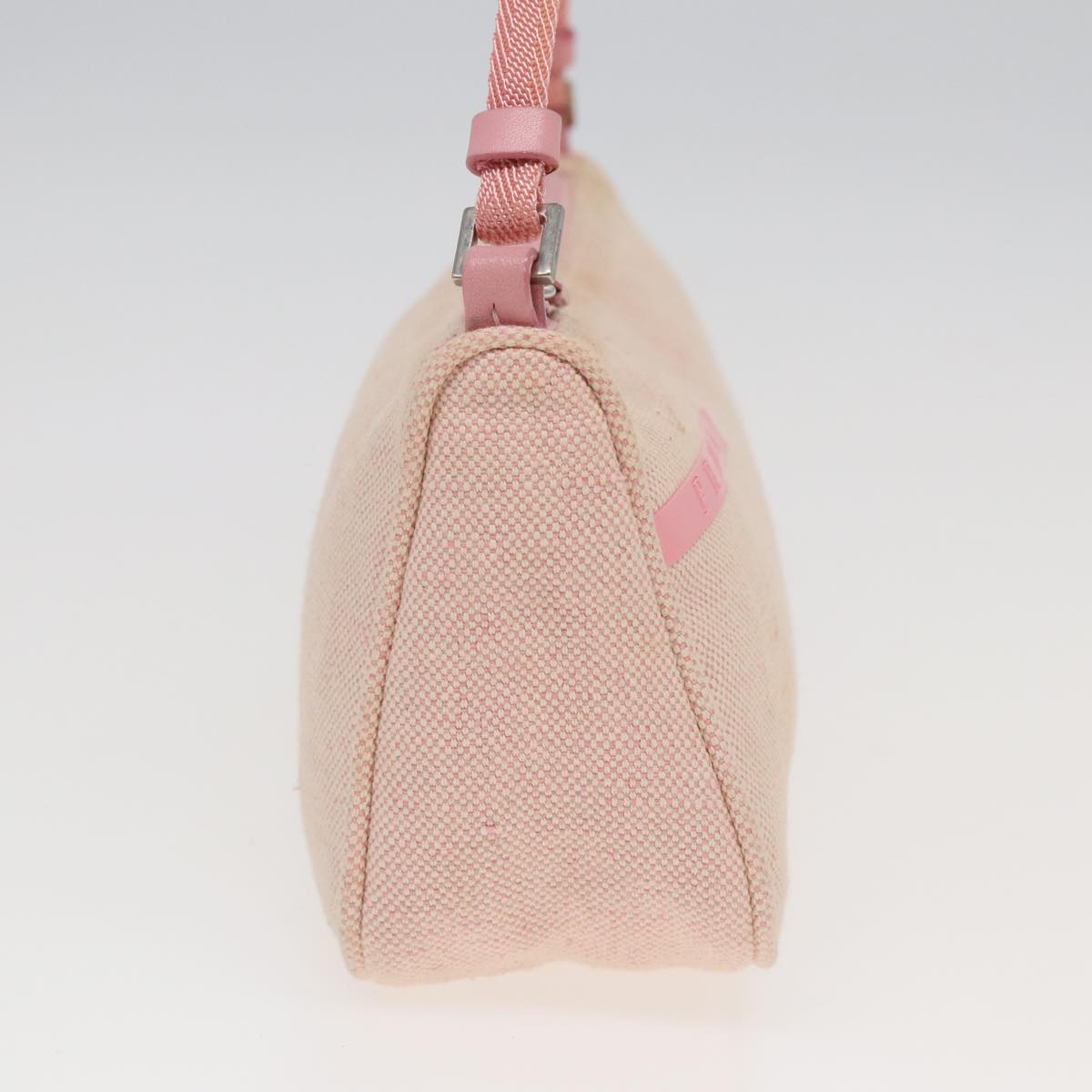 PRADA Sports Accessory Pouch Canvas Pink Auth Luxury Handbag