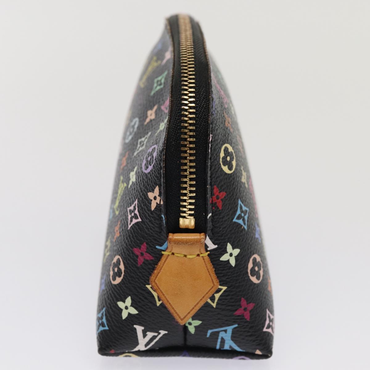 LOUIS VUITTON Monogram Multicolor Pochette Cosmetic Pouch M47355 LV Auth 82594