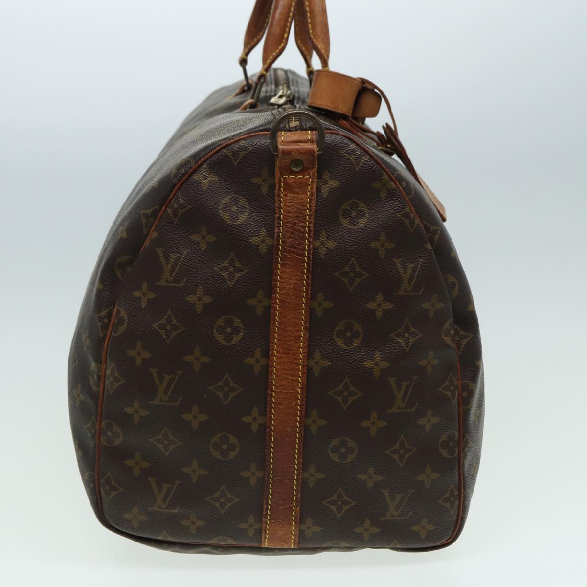 LOUIS VUITTON Monogram Keepall Bandouliere 55 Boston Bag M41414 LV Auth 82643