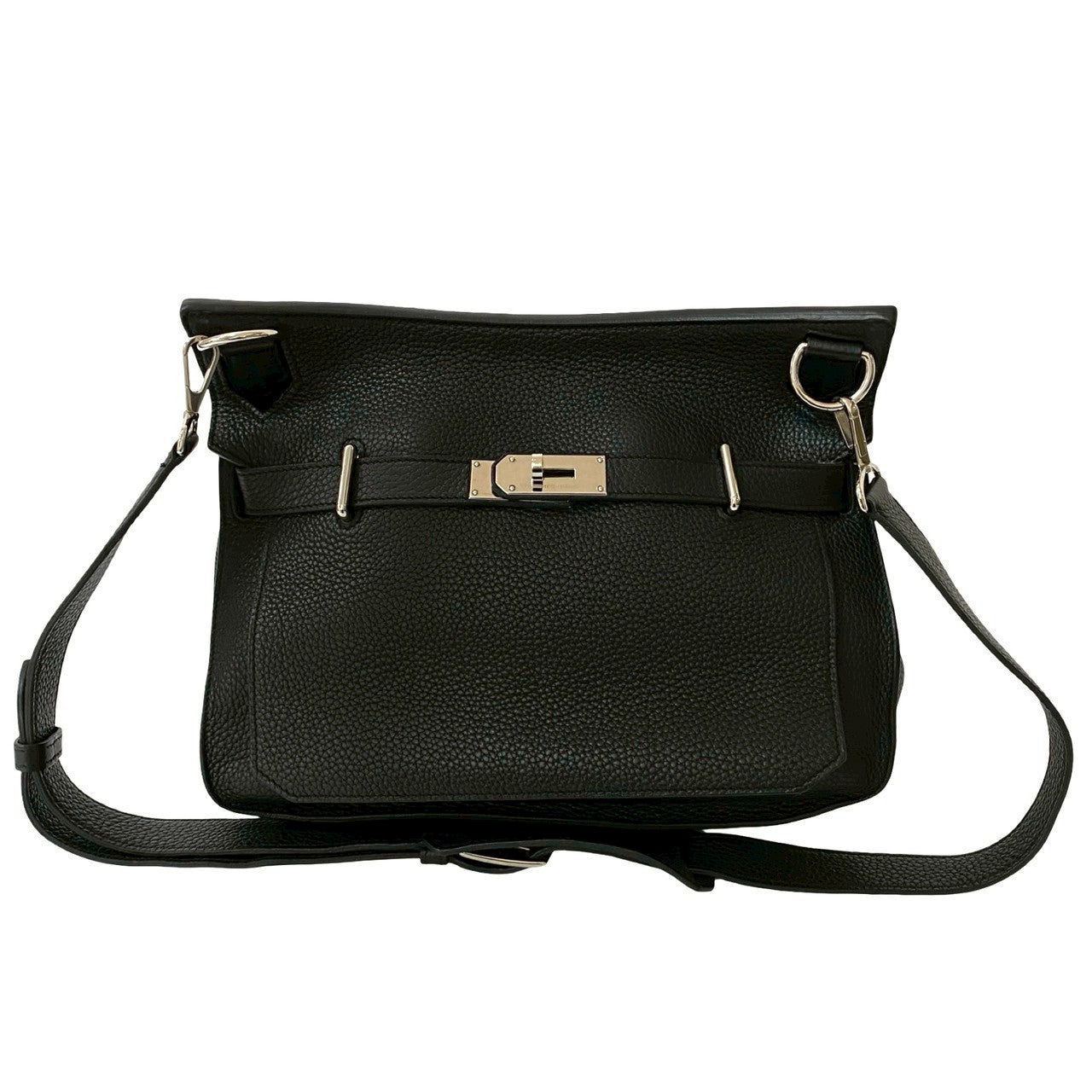 HERMES Shoulder Bag Taurillon Clemence black Gypsysiel 34