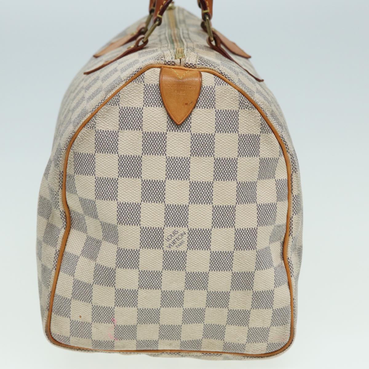 LOUIS VUITTON Damier Azur Hand Bag N41535 LV Auth 82712
