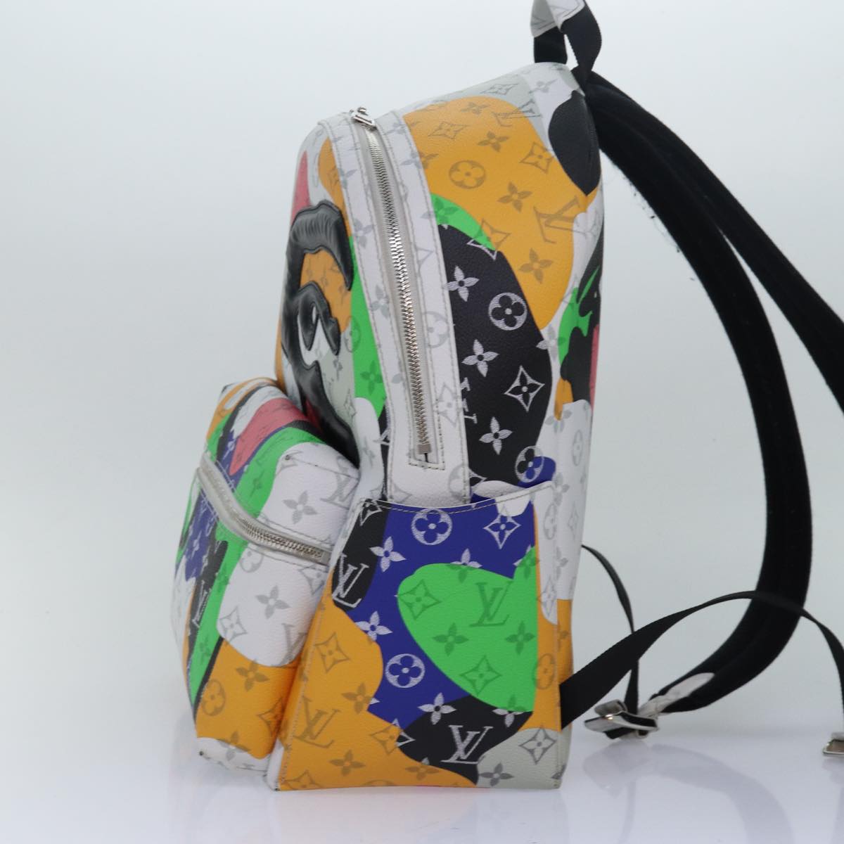 LOUIS VUITTON Monogram LV Portrait Discovery Backpack PM M46680 LV Auth 82747A
