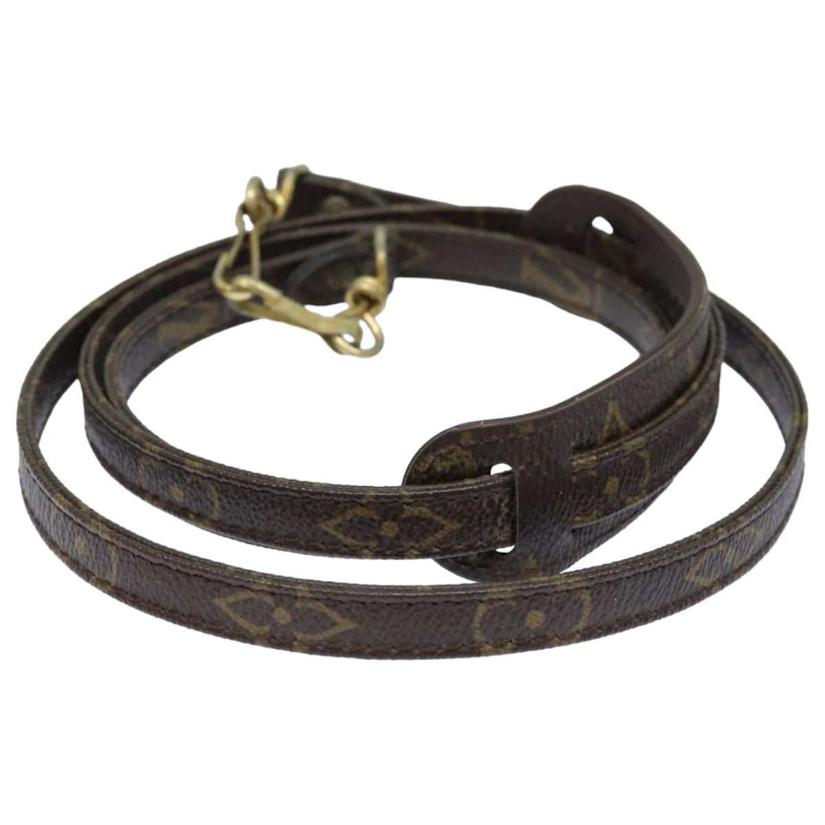 LOUIS VUITTON Monogram Shoulder Strap 46.5" LV Auth 82773