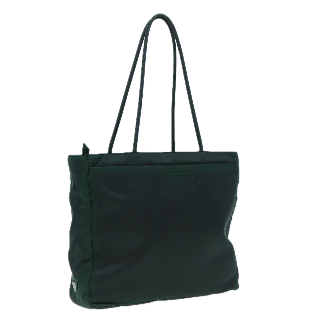 PRADA Tote Bag Nylon Green Auth