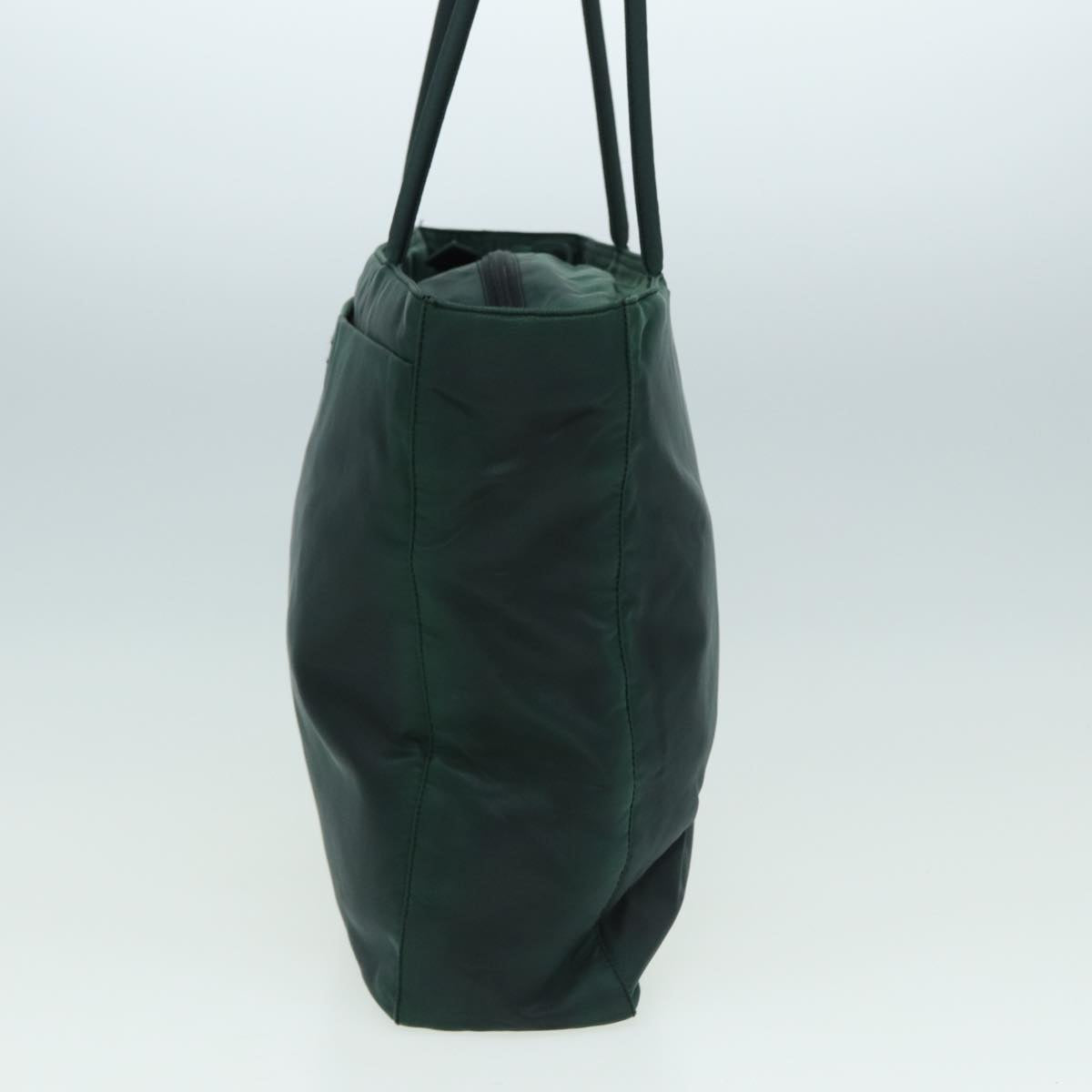 PRADA Tote Bag Nylon Green Auth