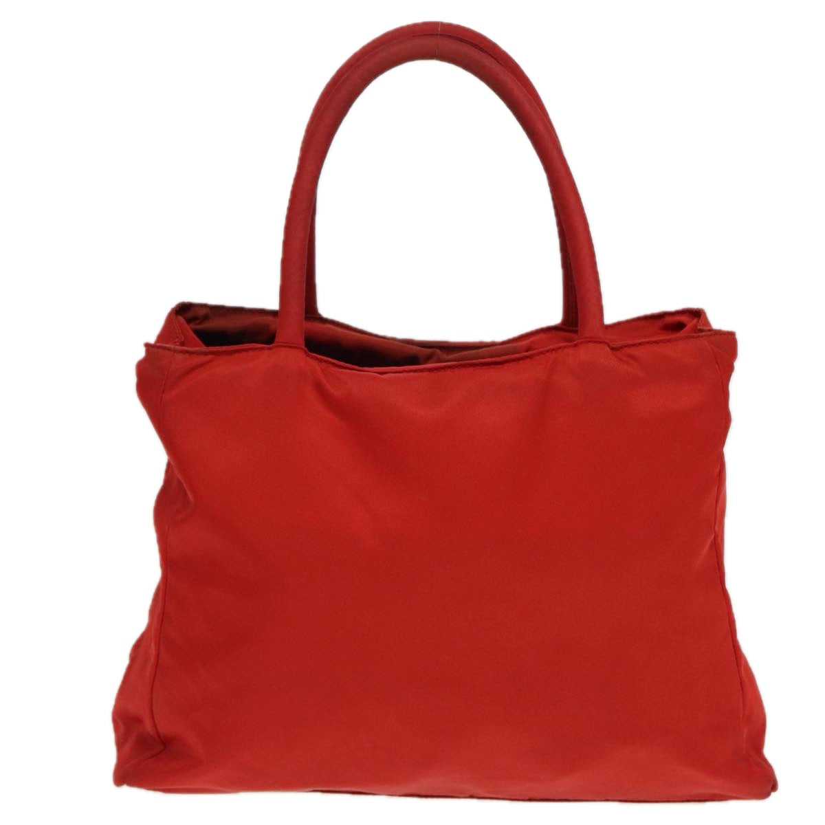 PRADA Tote Bag Nylon Red Auth