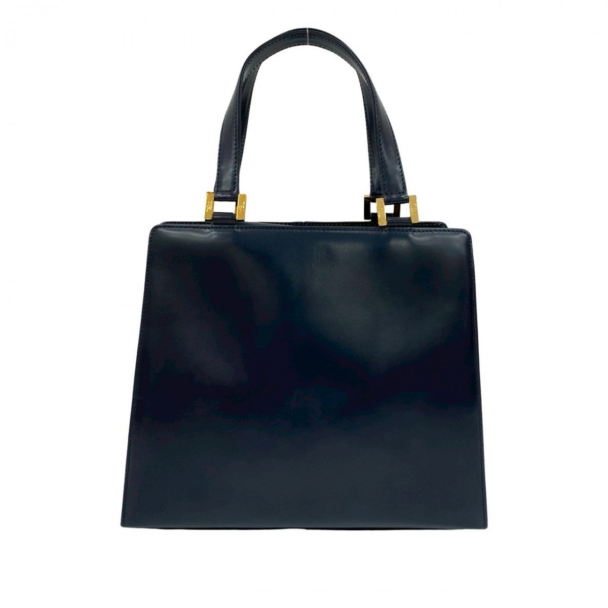 YVES SAINT LAURENT Handbag leather Navy