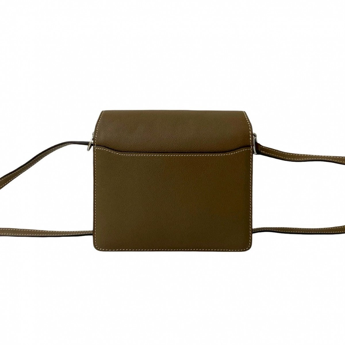 HERMES Shoulder Bag Swift Brown Sac Lauris Mini