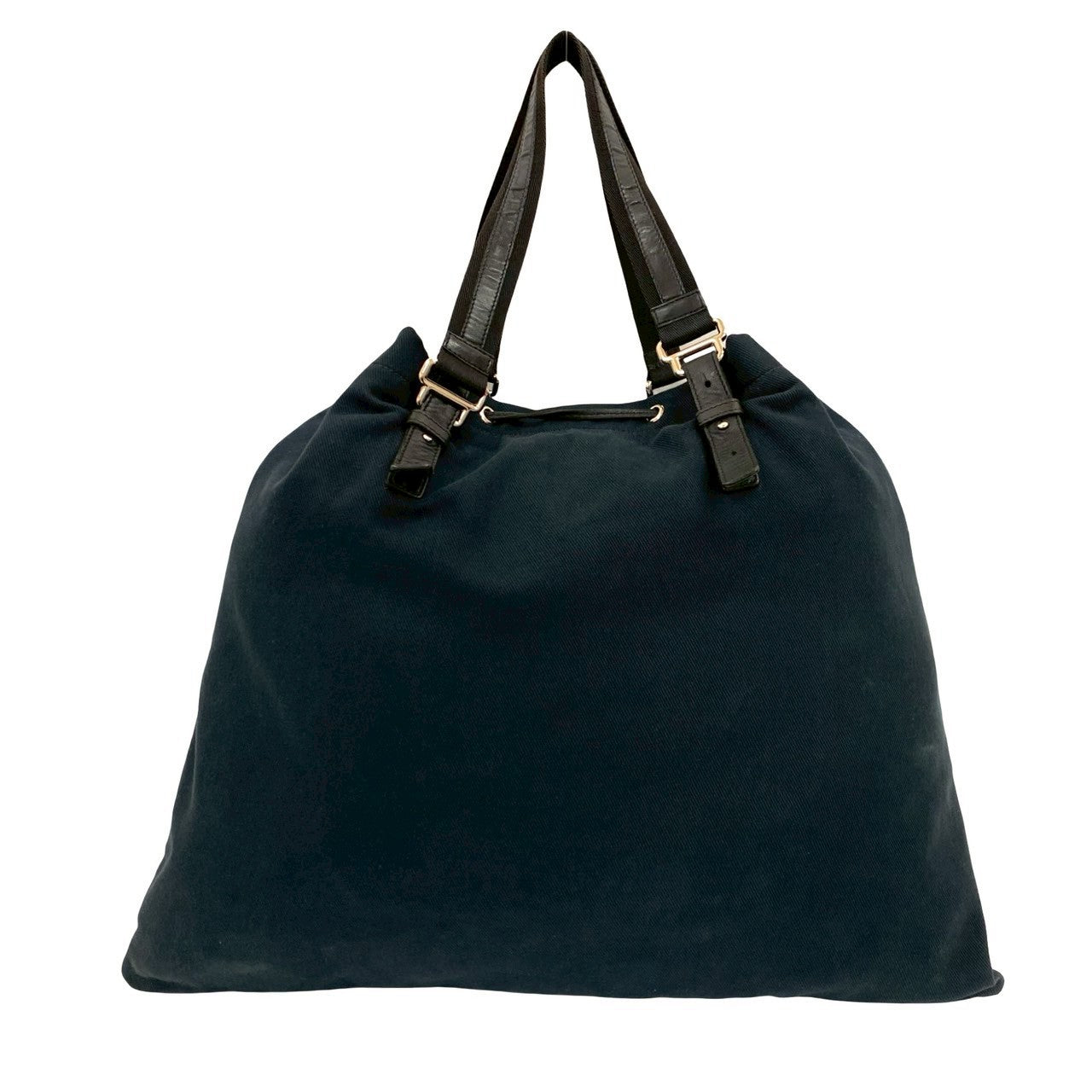 YVES SAINT LAURENT Tote Bag canvas black Kahala