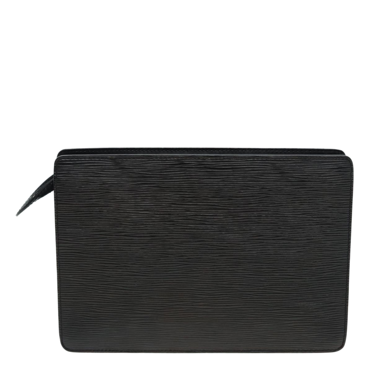 LOUIS VUITTON Epi Pochette Homme Clutch Bag Black Noir M52522 LV Auth 83029