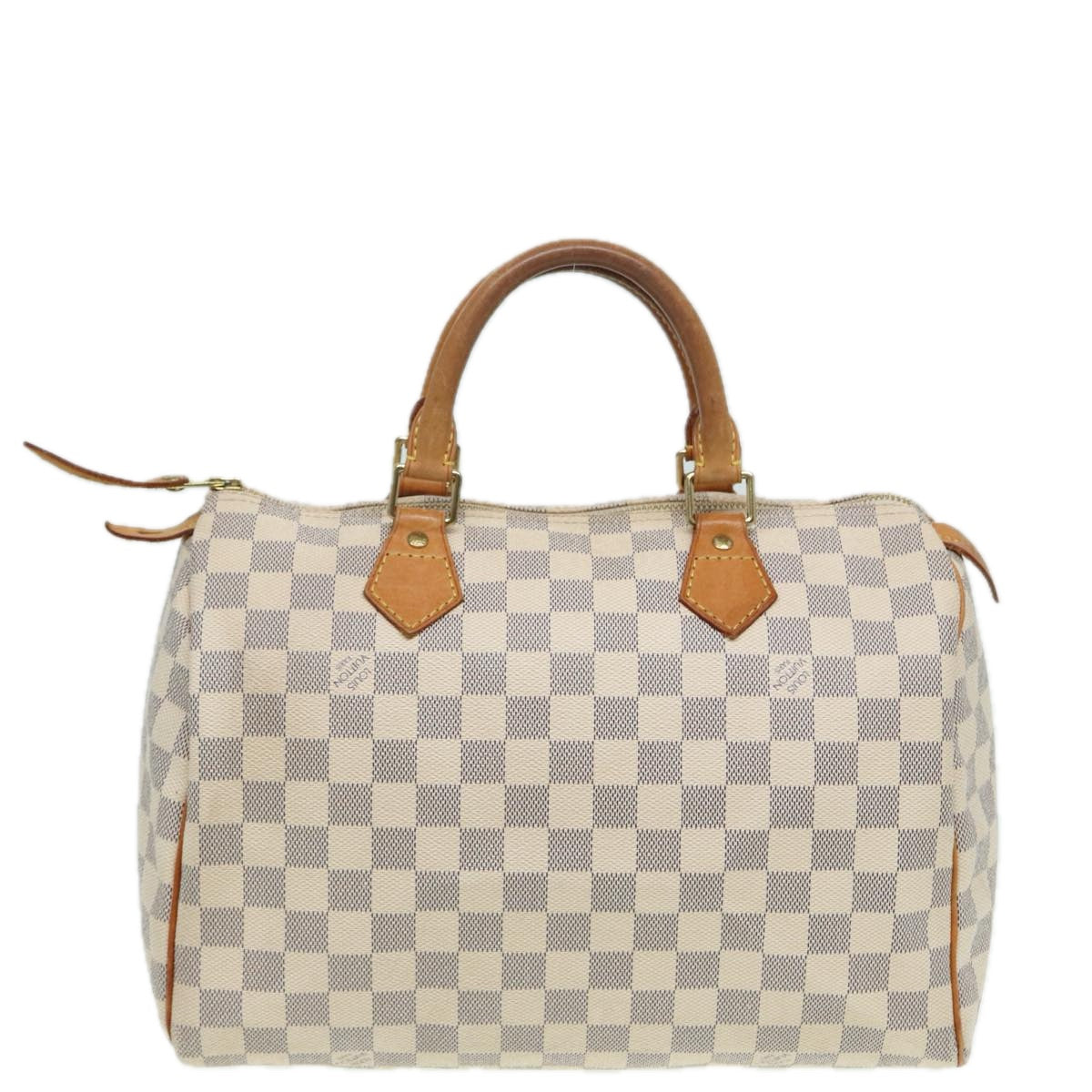 LOUIS VUITTON Damier Azur Hand Bag N41533 LV Auth 83074