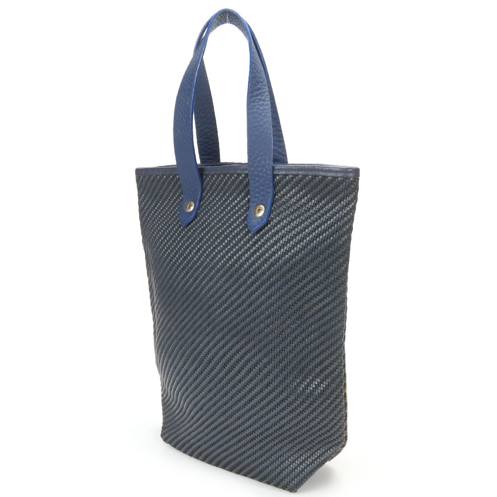 HERMES Tote Bag Leather, Polyester Navy Amedabadiago PM unisex(Unisex)