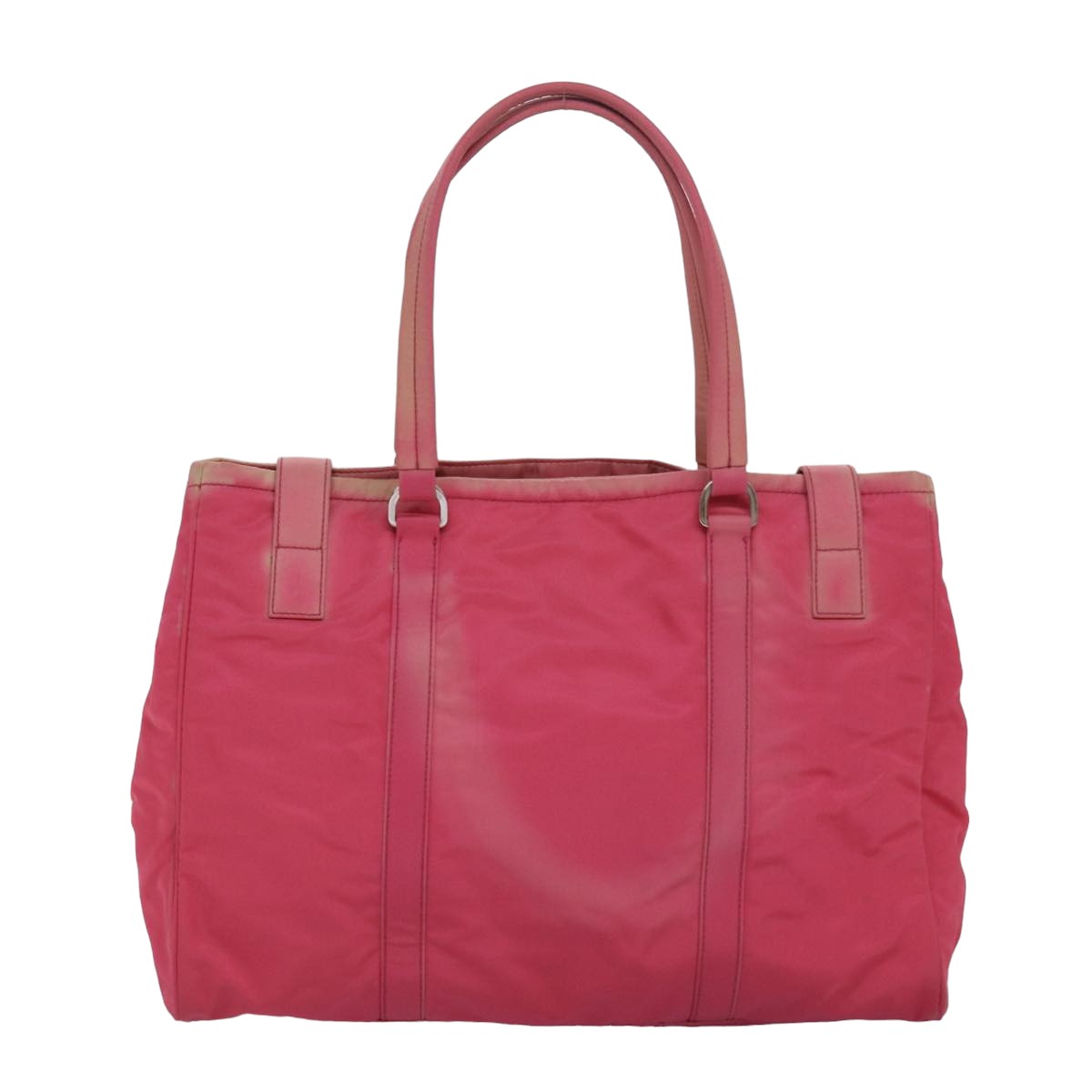 PRADA Tote Bag Nylon Pink Auth