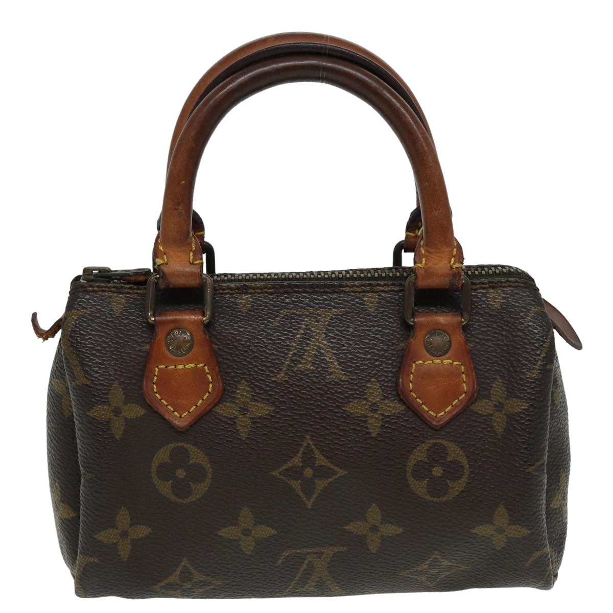 LOUIS VUITTON Monogram Mini Hand Bag M41534 LV Auth 83353