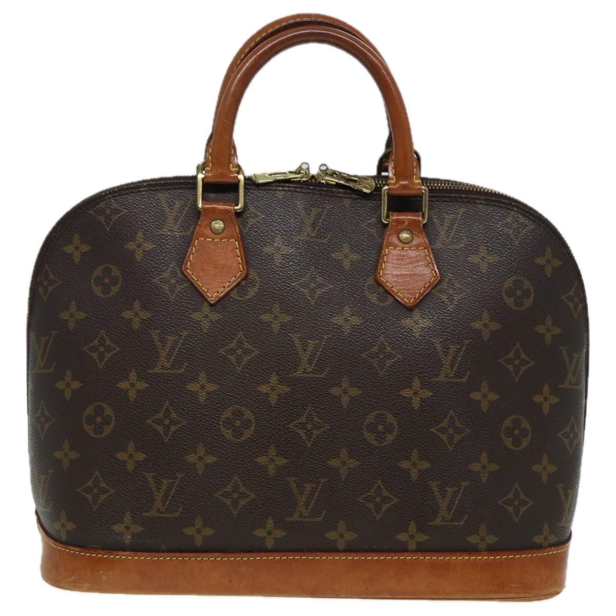 LOUIS VUITTON Monogram Alma Hand Bag M51130 LV Auth 83357