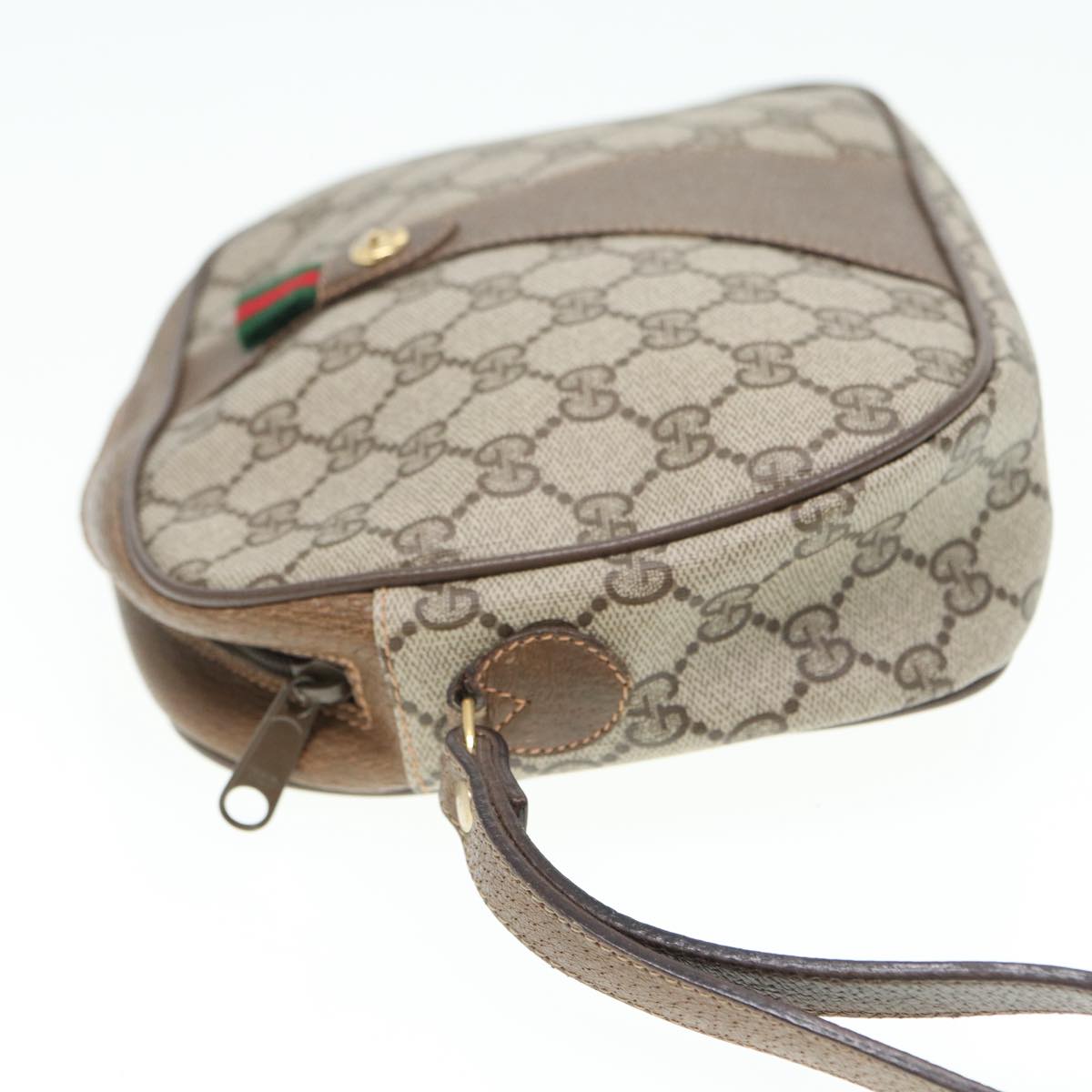 Gucci Leather Canvas Clutch
