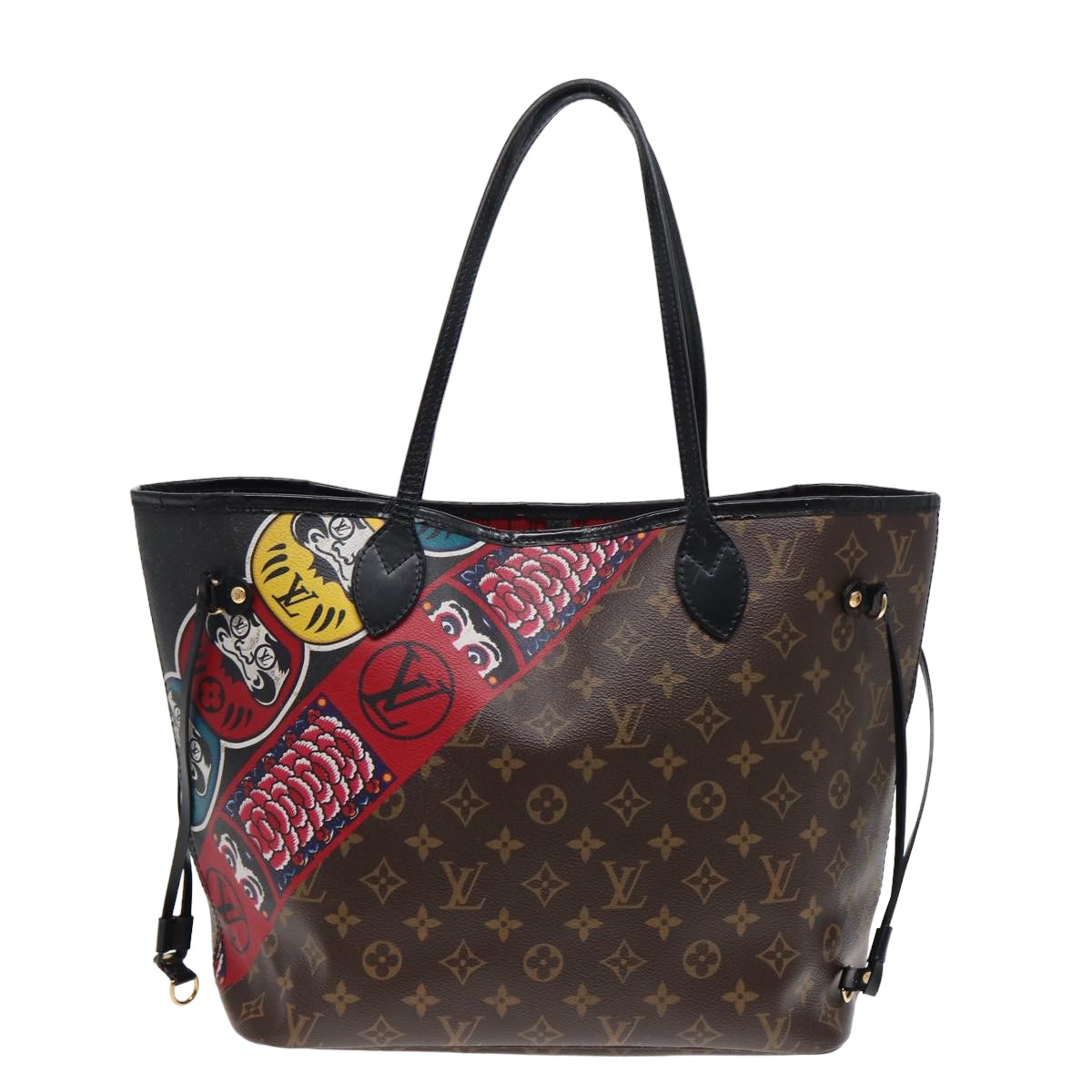 LOUIS VUITTON Monogram Yamamoto Hirosai Neverfull MM Tote Bag M43499 Auth 83570A