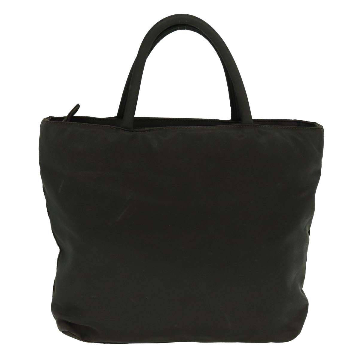 PRADA Hand Bag Nylon Khaki Auth