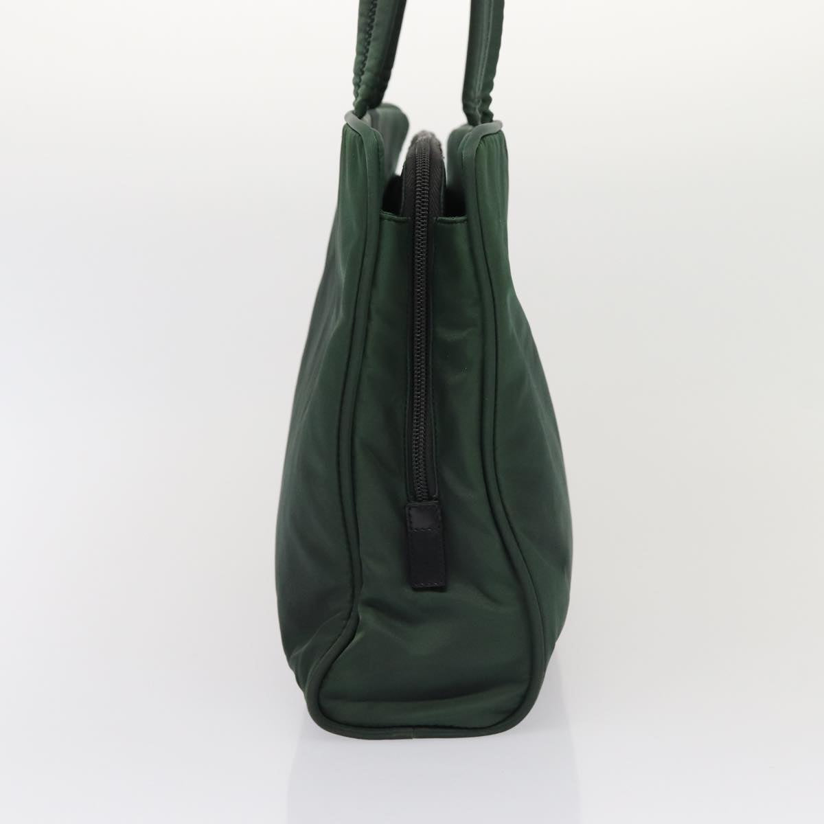 PRADA Tote Bag Nylon Green Auth