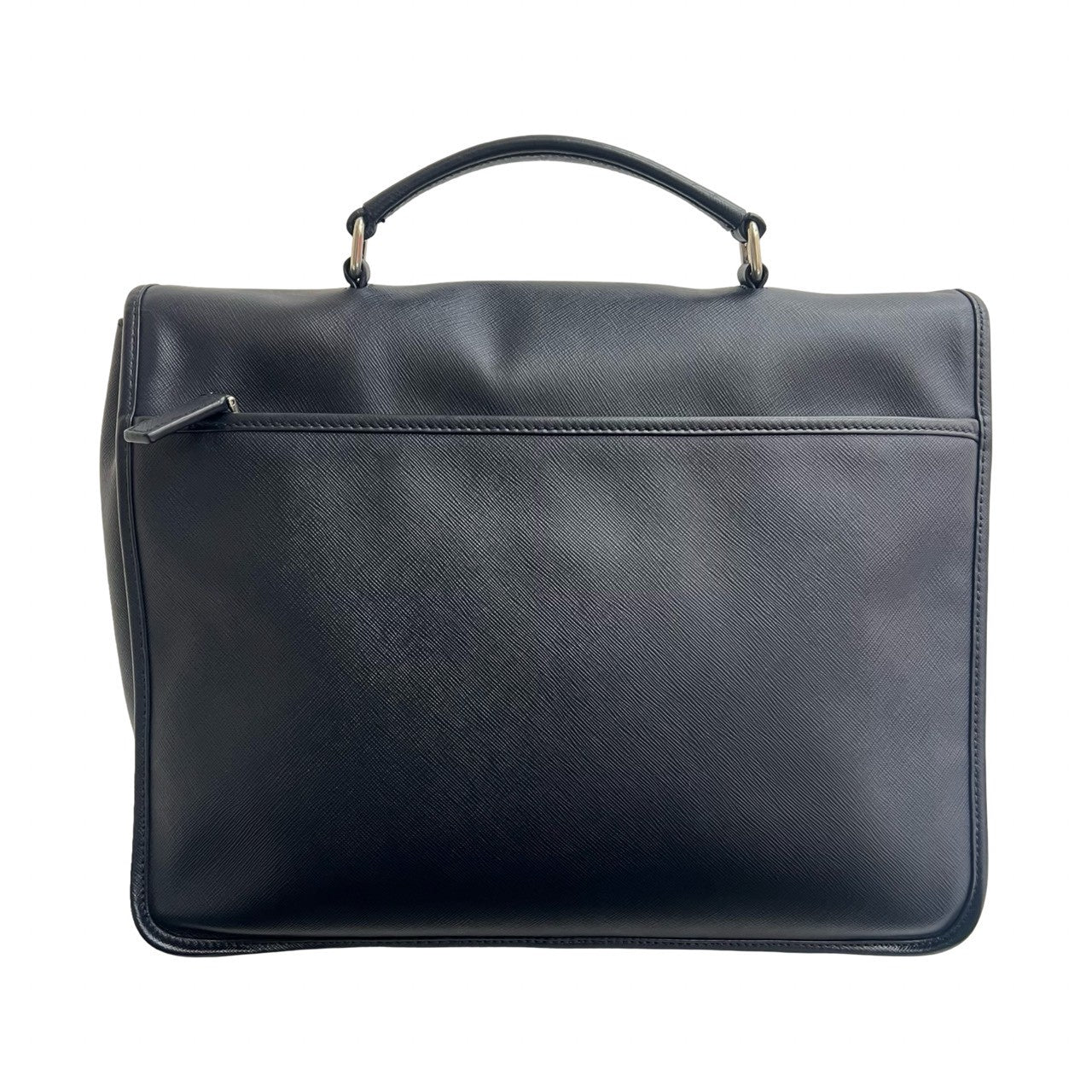 PRADA Handbag leather Navy