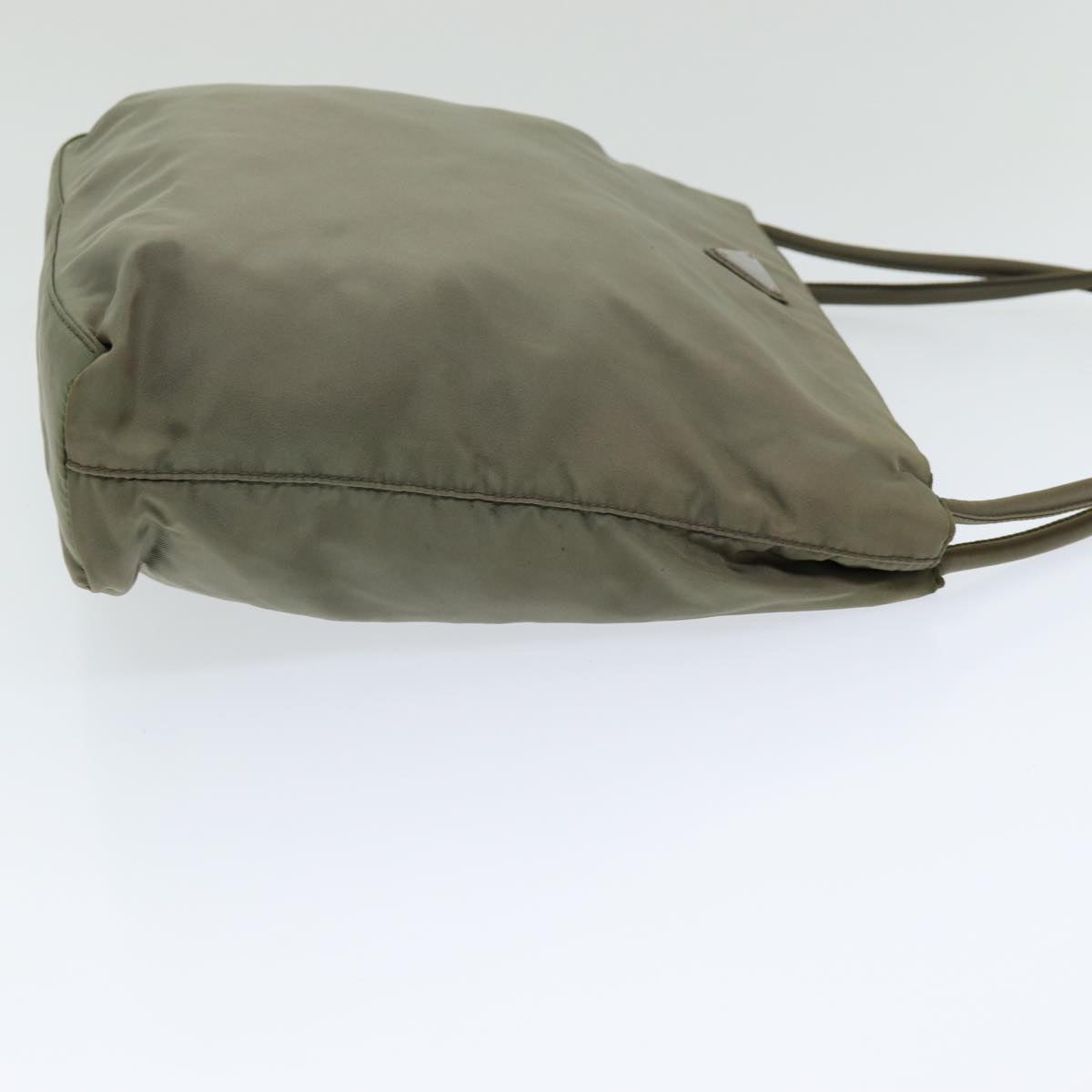 PRADA Tote Bag Nylon Khaki Auth