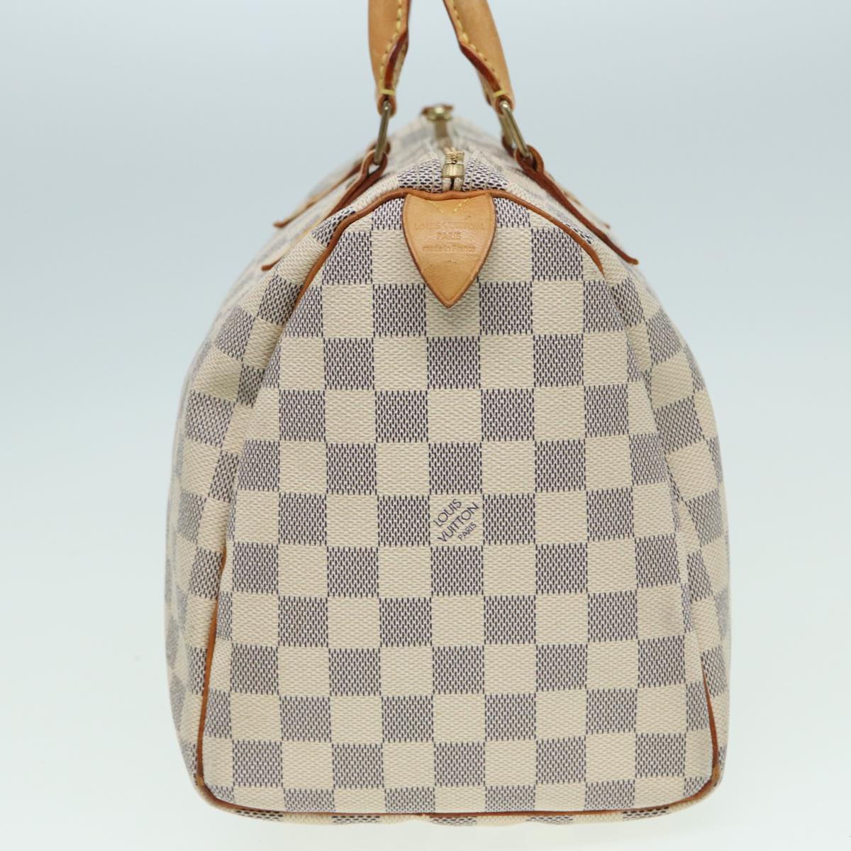 LOUIS VUITTON Damier Azur Hand Bag N41533 LV Auth 83992