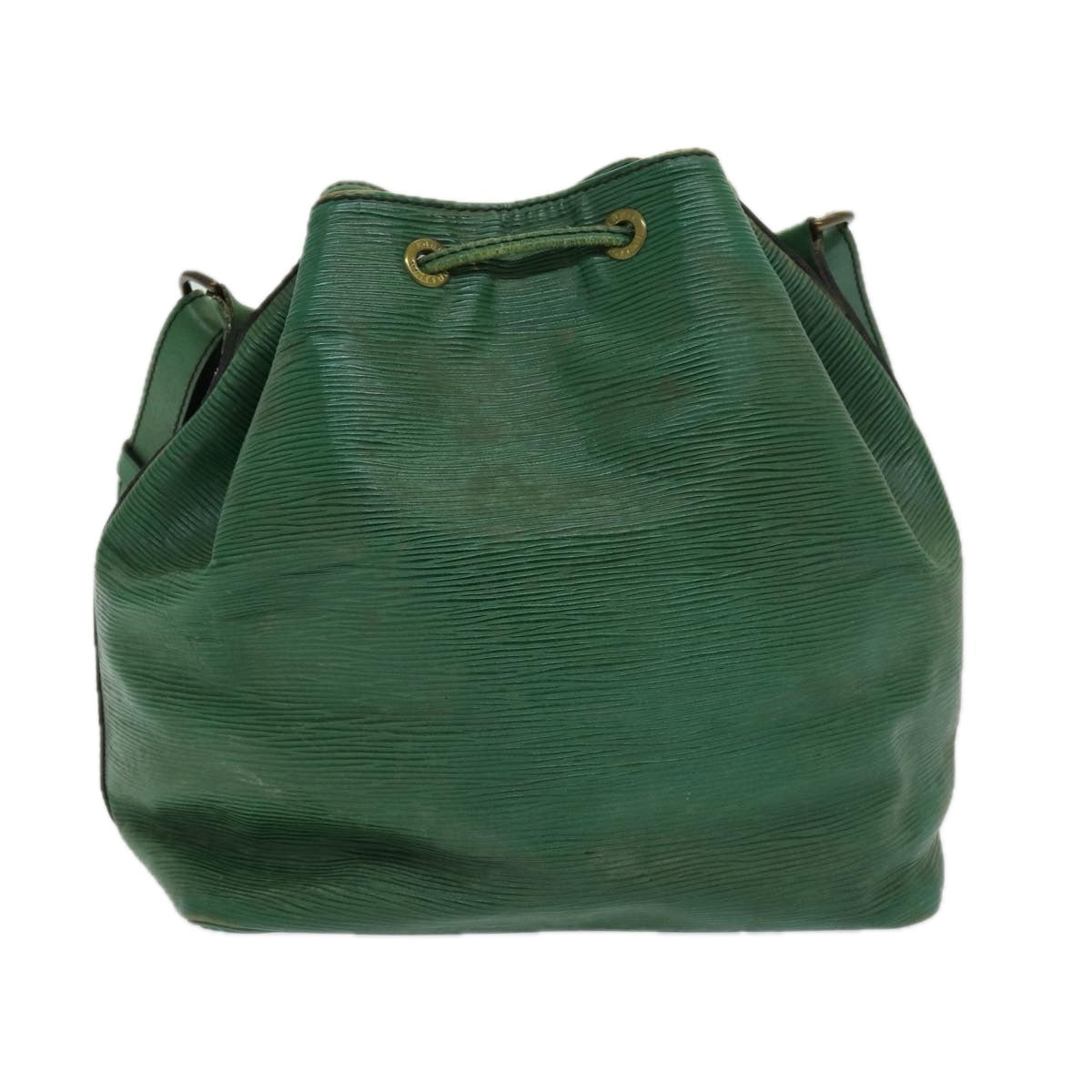 LOUIS VUITTON Epi Petit Noe Shoulder Bag Green M44102 LV Auth 83994
