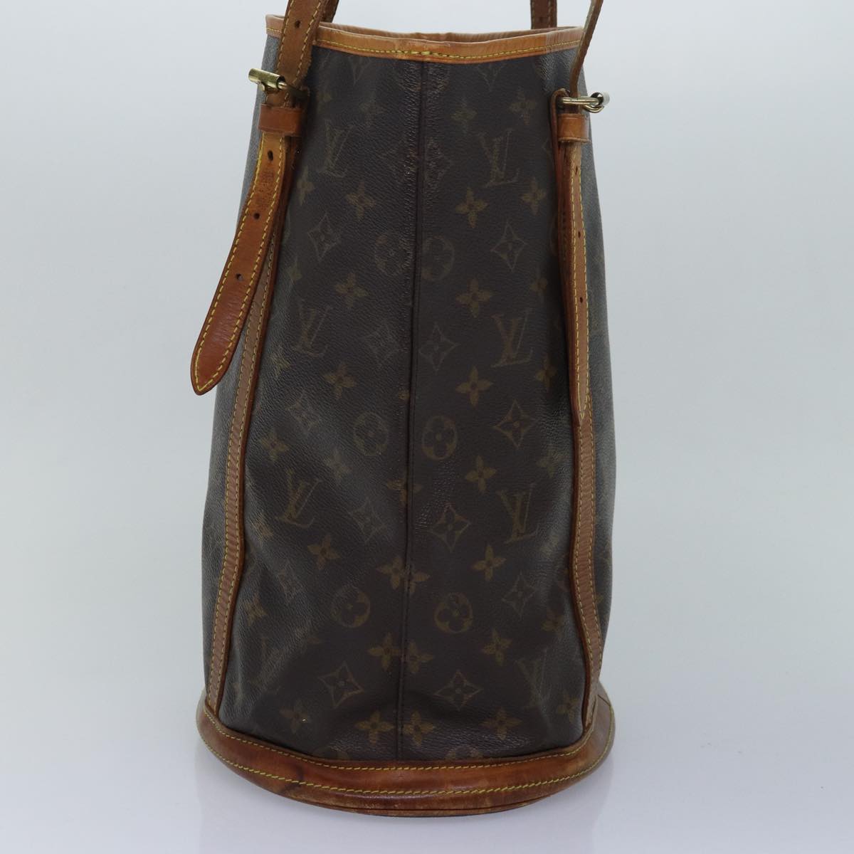 LOUIS VUITTON Monogram Bucket GM Shoulder Bag M42236 LV Auth 84000