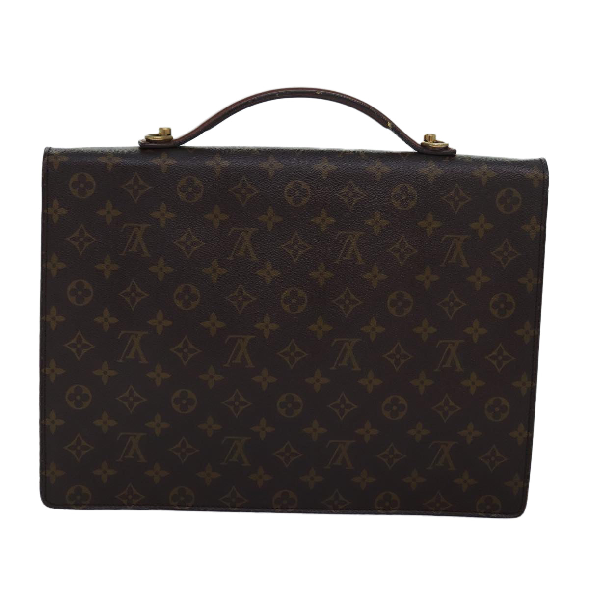 LOUIS VUITTON Monogram PorteDocuments Bandouliere Business Bag M53338 Auth 84036