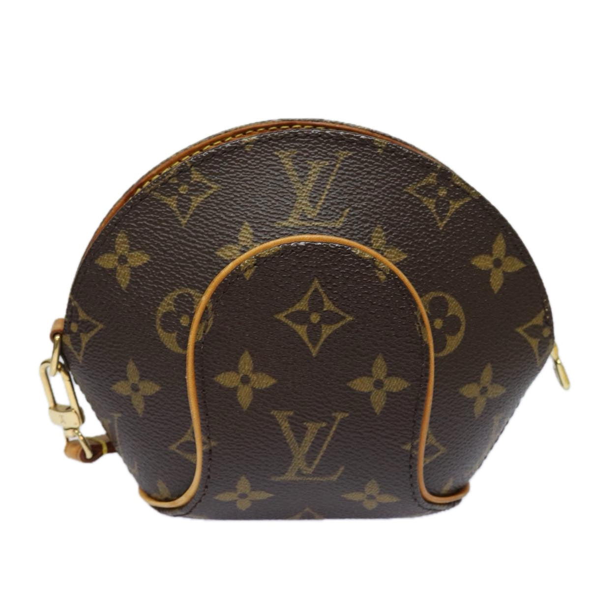 LOUIS VUITTON Monogram Mini ellipse Pouch M51129 LV Auth 84152A