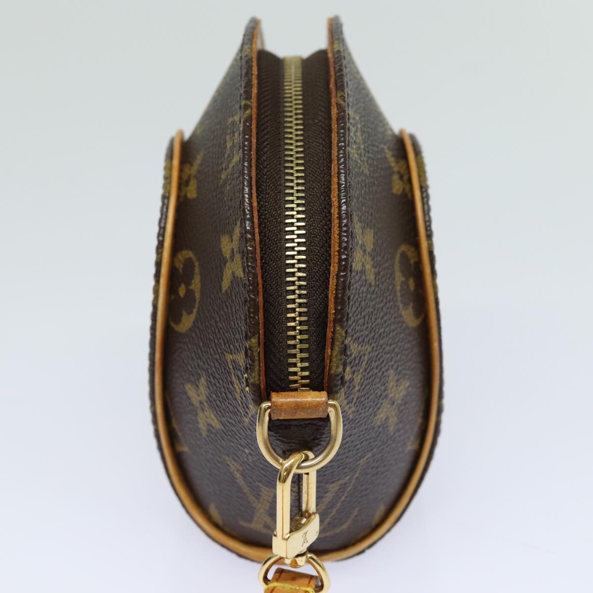 LOUIS VUITTON Monogram Mini ellipse Pouch M51129 LV Auth 84152A