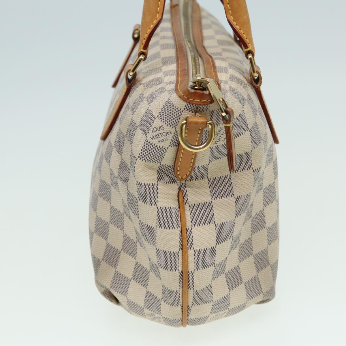 LOUIS VUITTON Damier Azur Riviera PM Tote Bag 2way N48250 LV Auth 84244