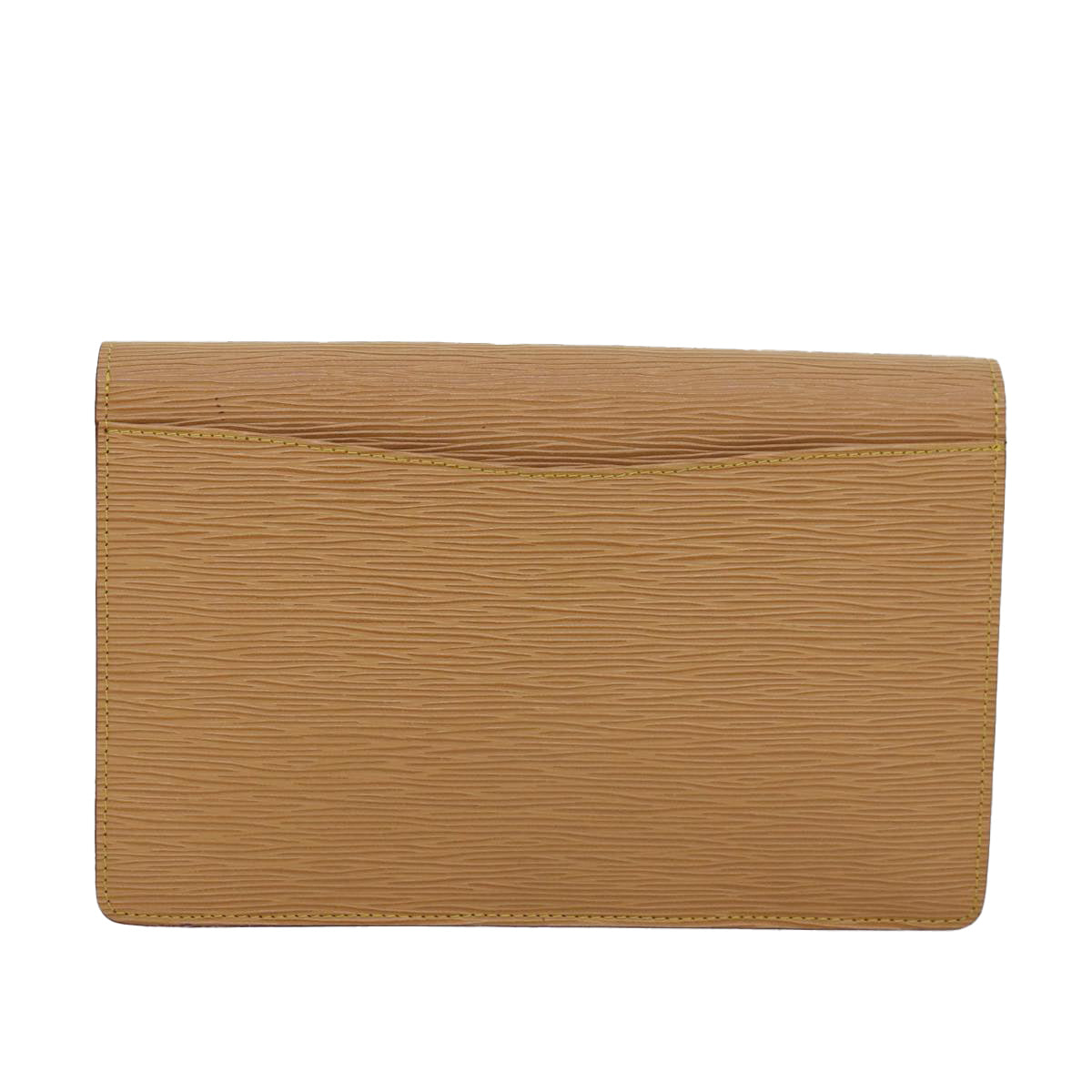 LOUIS VUITTON Epi Montaigne 27 Clutch Bag Winnipeg Beige M52656 LV Auth 84378