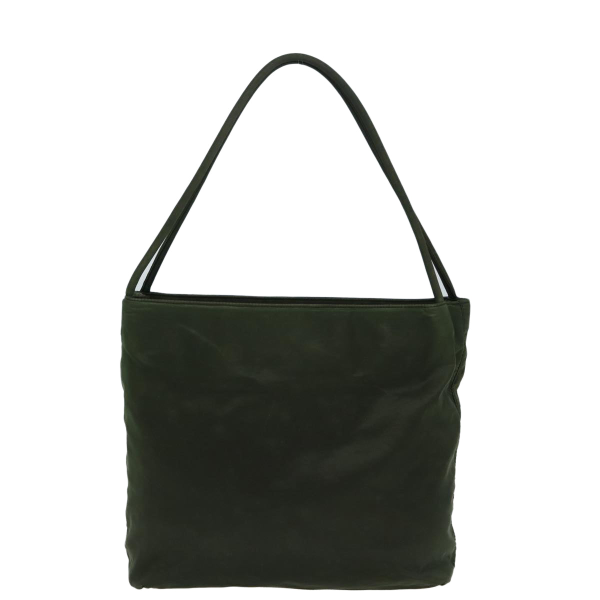 PRADA Tote Bag Nylon Khaki Auth
