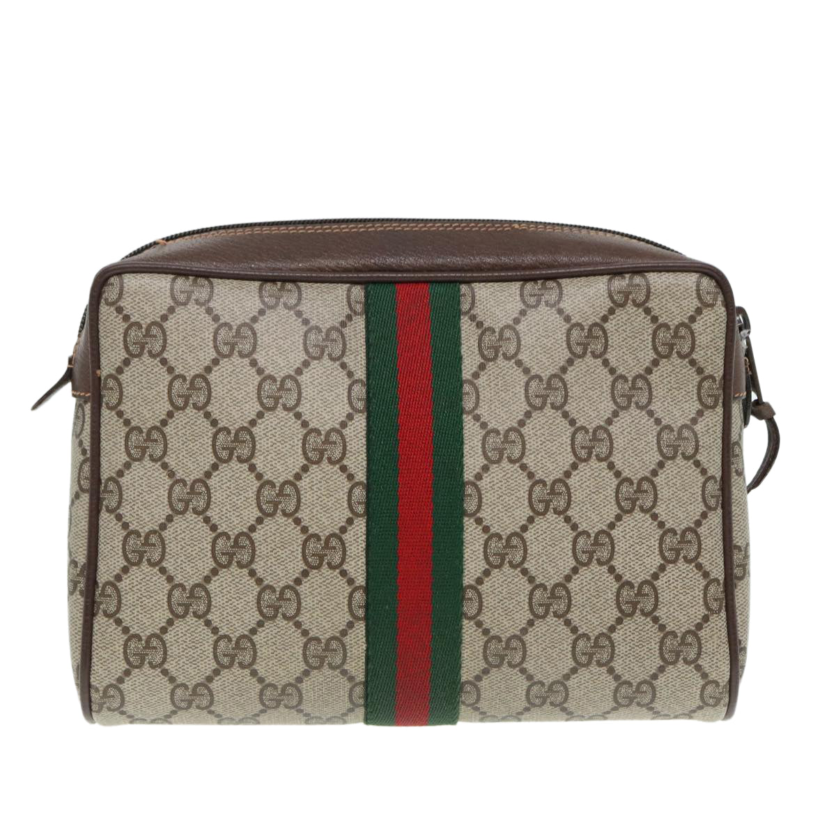 Gucci Leather Canvas Clutch