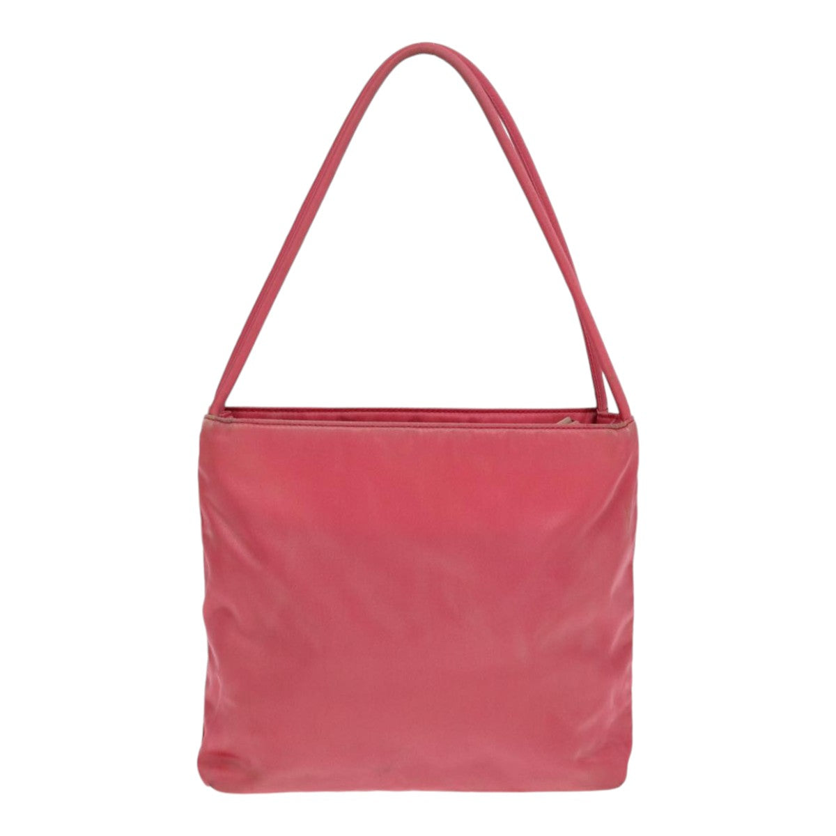 PRADA Shoulder Bag Nylon Pink Silver Auth
