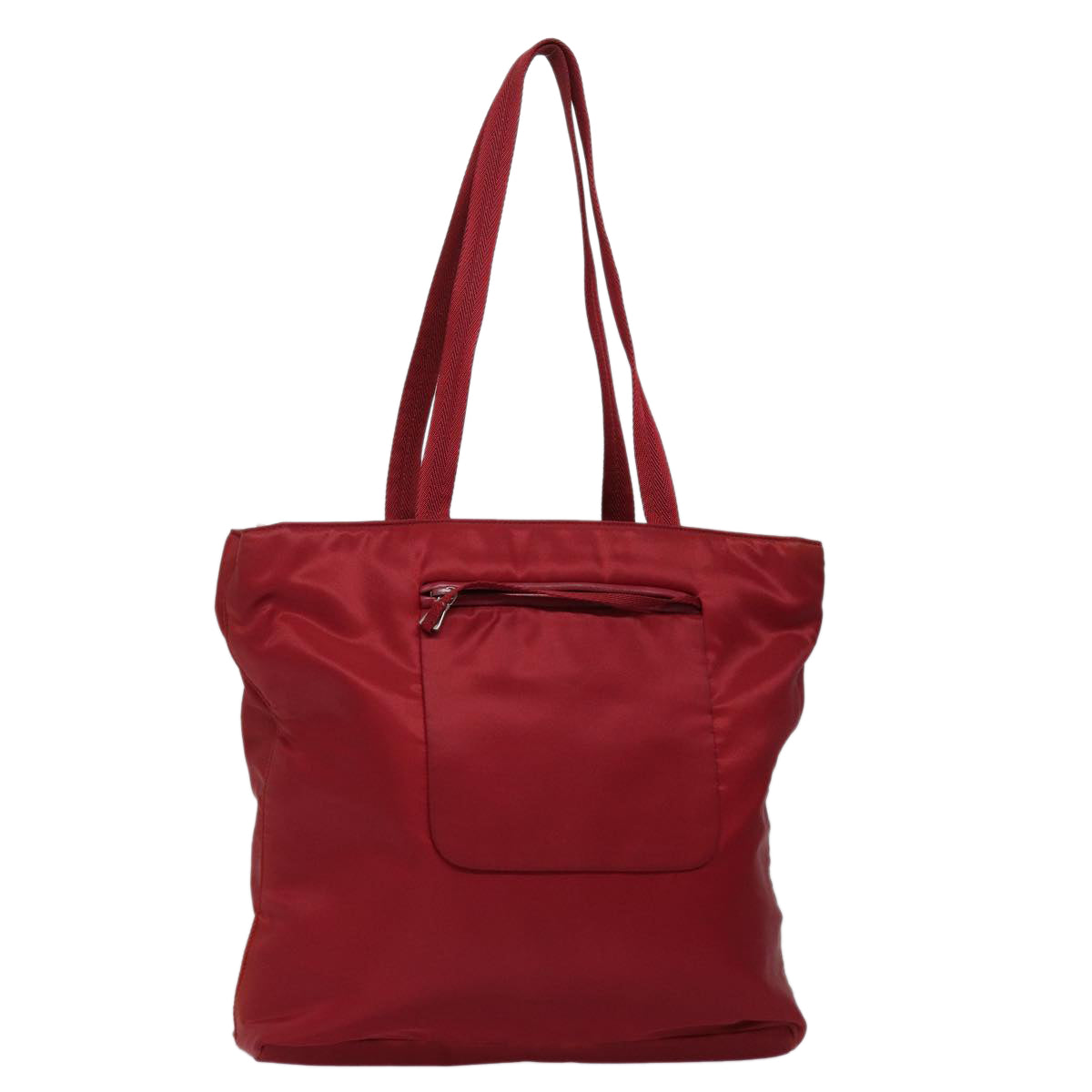 PRADA Shoulder Bag Nylon Red Auth